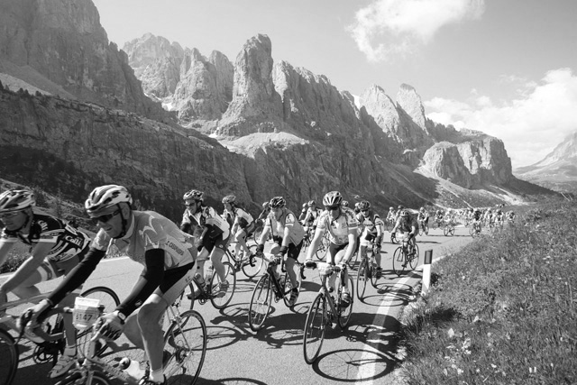 Dolomiti in bici: la maratona